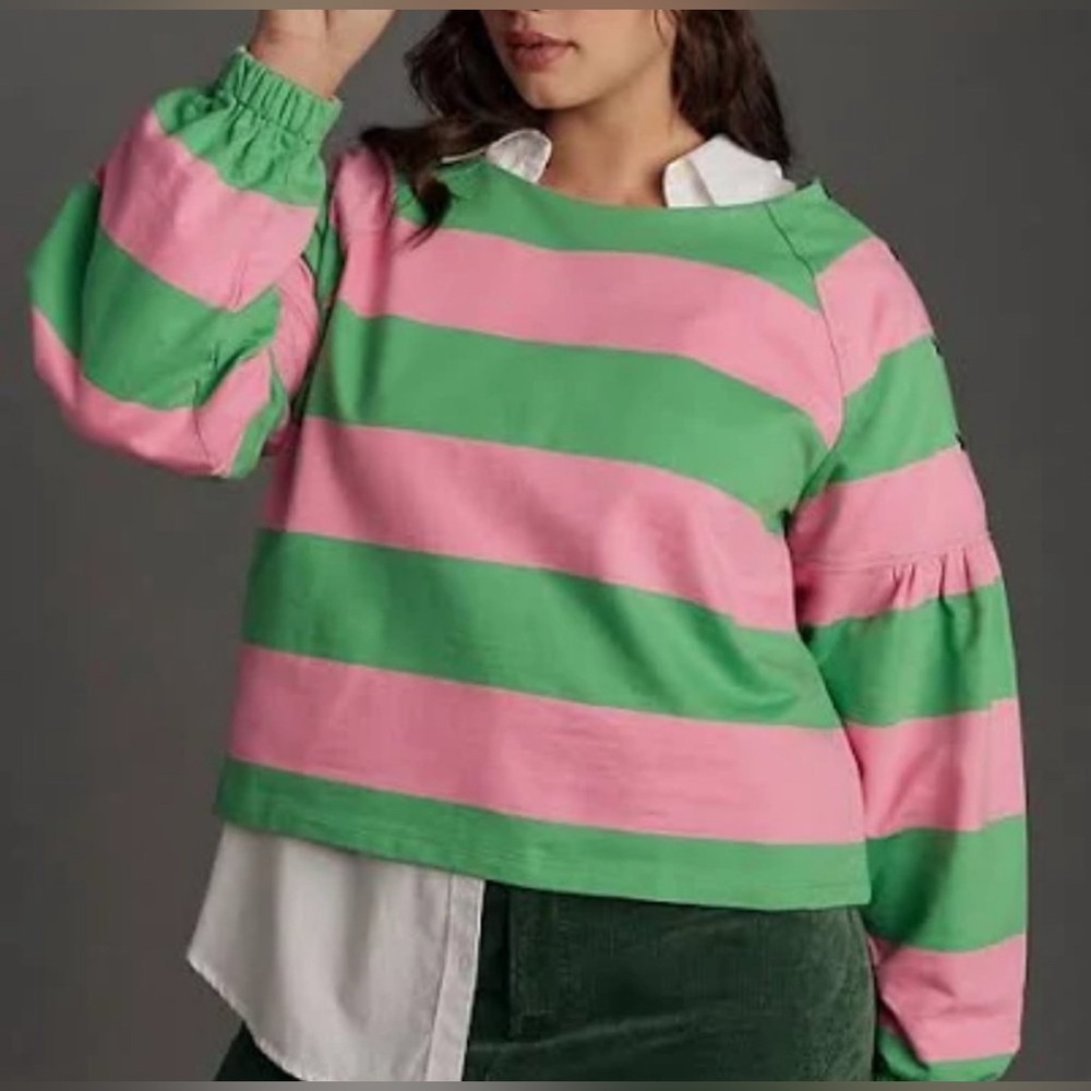 Anthropologie Maeve French Terry Sweatshirt